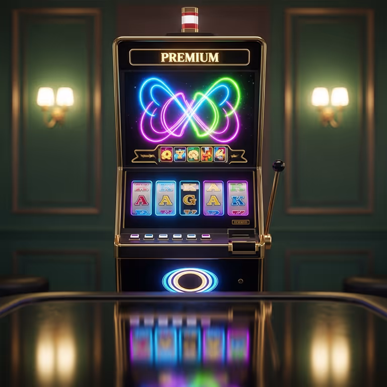 Royalzino Casino premium slot machine with modern design and high-quality graphics